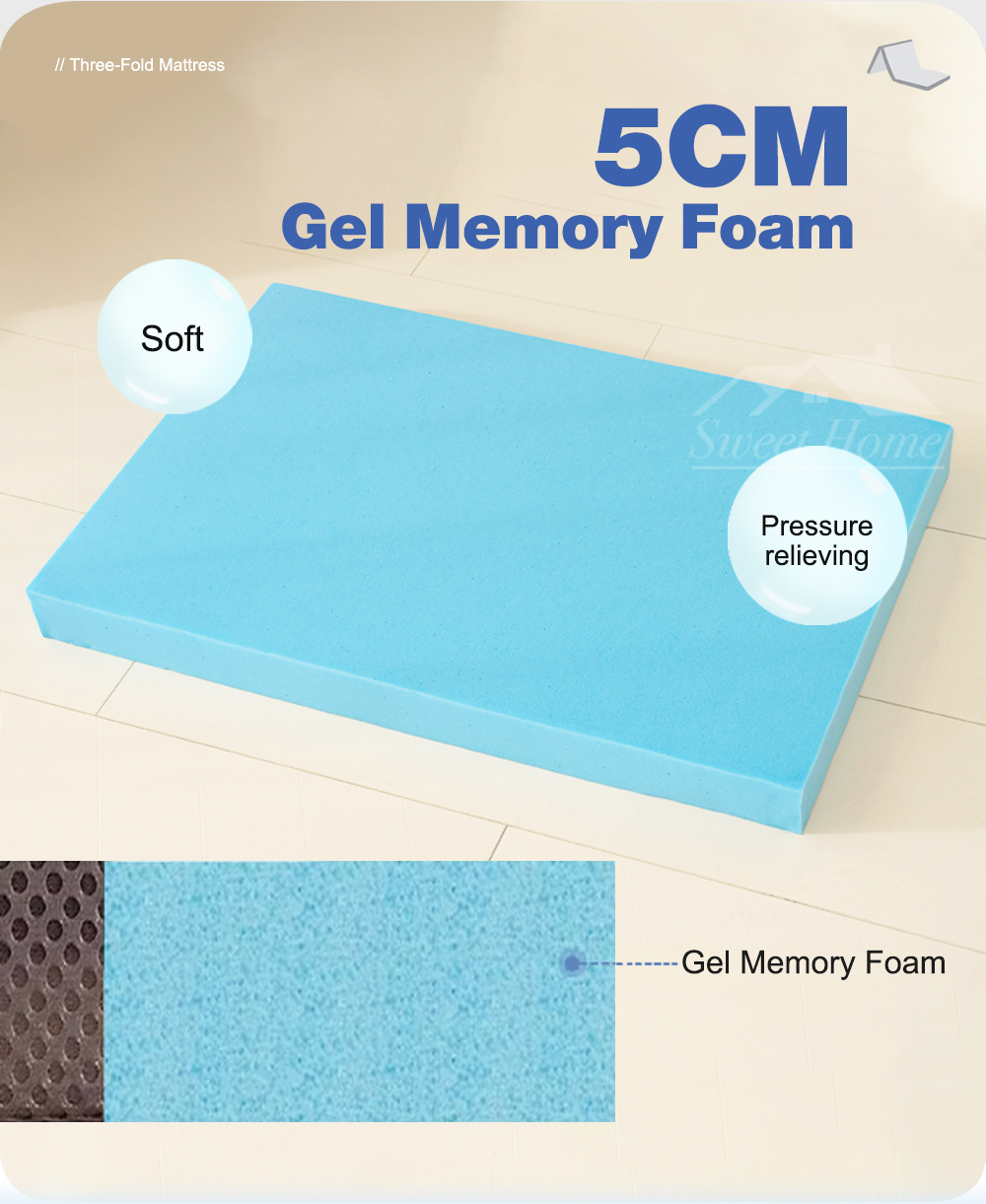 Sweet Home Three Fold Bed Mattress-6